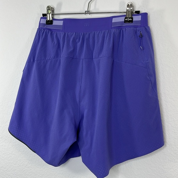 Lululemon Fast Free Short 6” lined size Small Charged Indigo - Picture 5 of 13